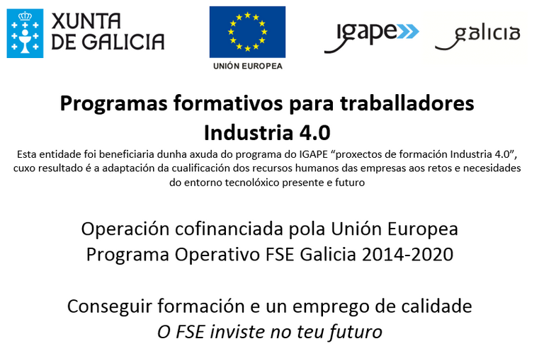 “Proxectos de formación Industria 4.0” 2018